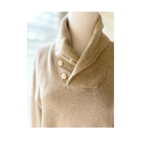 Ralph Lauren Beige Cowl Neck Sweater - Picture 3 of 7